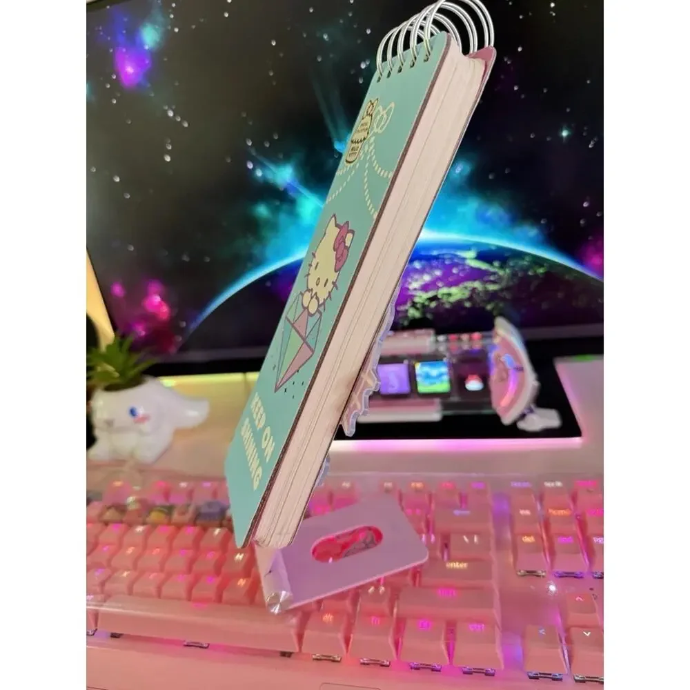 Hello Kitty Long Notepad Note Pad Bejeweled Metallic 2024 Sanrio Reporters List